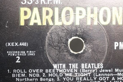 The Beatles With the Beatles UK (GB) LP Mono 1st Press Witz