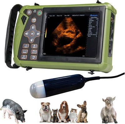 DAWEI Portable Vet Ultrasound Machine Handheld Scanner for Cow,Sheep,Pig,Dog