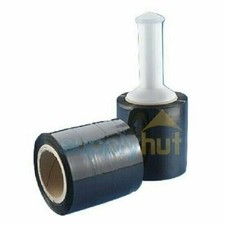 5" in. x 1000FT 80 Gauge 1 Roll Stretch Shrink Film Hand Wrap  Handle Black