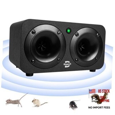Powerfull Effective Plug in Ultrasonic and Bionic Rodent Mouse Repeller Modern