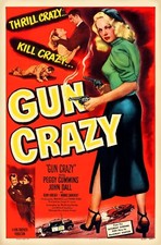 "GUN CRAZY" (1950) one sheet - 27"x41" GREAT bad girl movie poster!