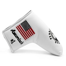 Premium Magnetic Golf Blade Putter Cover Headcover Putter Head Cover USA Flags