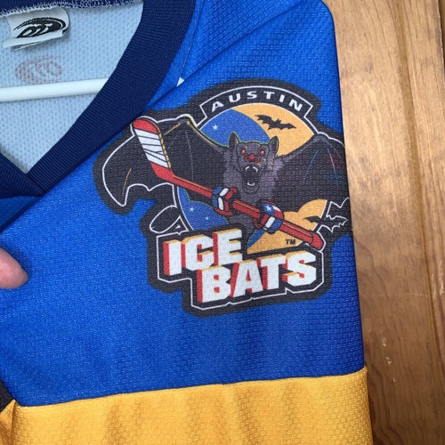 SELTEN VTG OT Sports Austin Ice Bats Minor League Hockey Team Trikot Größe 3 XL - Bild 5 von 8
