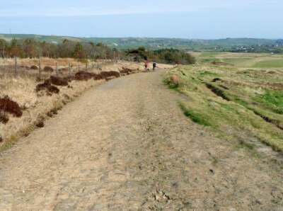 Photo 6x4 Withens New Road, Ogden Brookhouse/SE0629 A bumpy ride. c2009