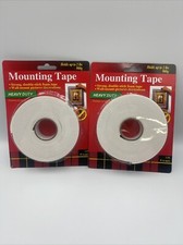 Heavy Duty Double Sided Mounting Tape - for Car, Home Office LOT OF 2