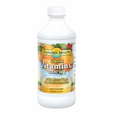 Dynamic Health Liquid Vitamin C Natural Citrus  1000 Mg  8 Ounce