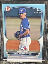 2023 Bowman Draft Landen Maroudis 1st Base Sky Blue/499 Toronto Blue Jays BD-138