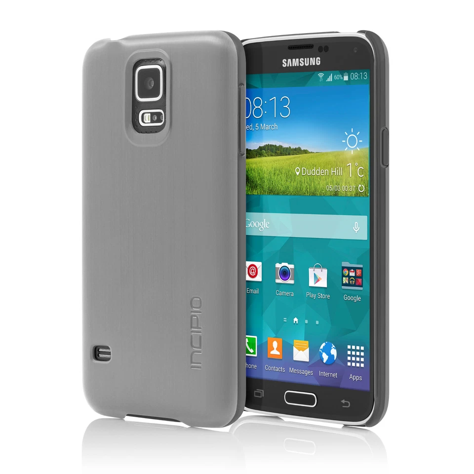 GENUINE INCIPIO SAMSUNG GALAXY S5 FEATHER SHINE ULTRA THIN CASE COVER | SILVER - Image 2 of 4