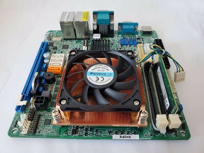 ADlink MI-T80 D33C20 Mini ITX Industrial CPU Board/ CPU and RAM