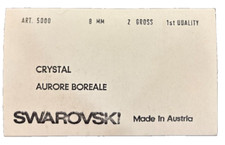 Swarovski Vintage Crystal Beads 8mm Aurore Boreale Art 5000 2 Gross New In Box