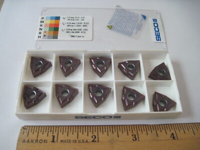 (Qty 10) SECO WNMP431-MF1 WNMG080404-MF1 TH1000 