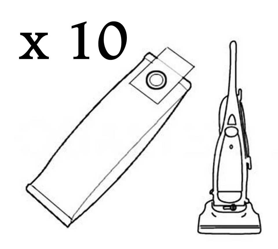 Ten Dust Bags For Electrolux Boss E82 Powerlite Hilight Vacuum Cleaner Hoover - Image 1 of 1
