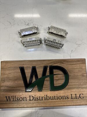 AMPHENOL C146-10B-016-102-1 CONNECTOR LOT OF 2  C146-10A-016-102-1 Matching Pair