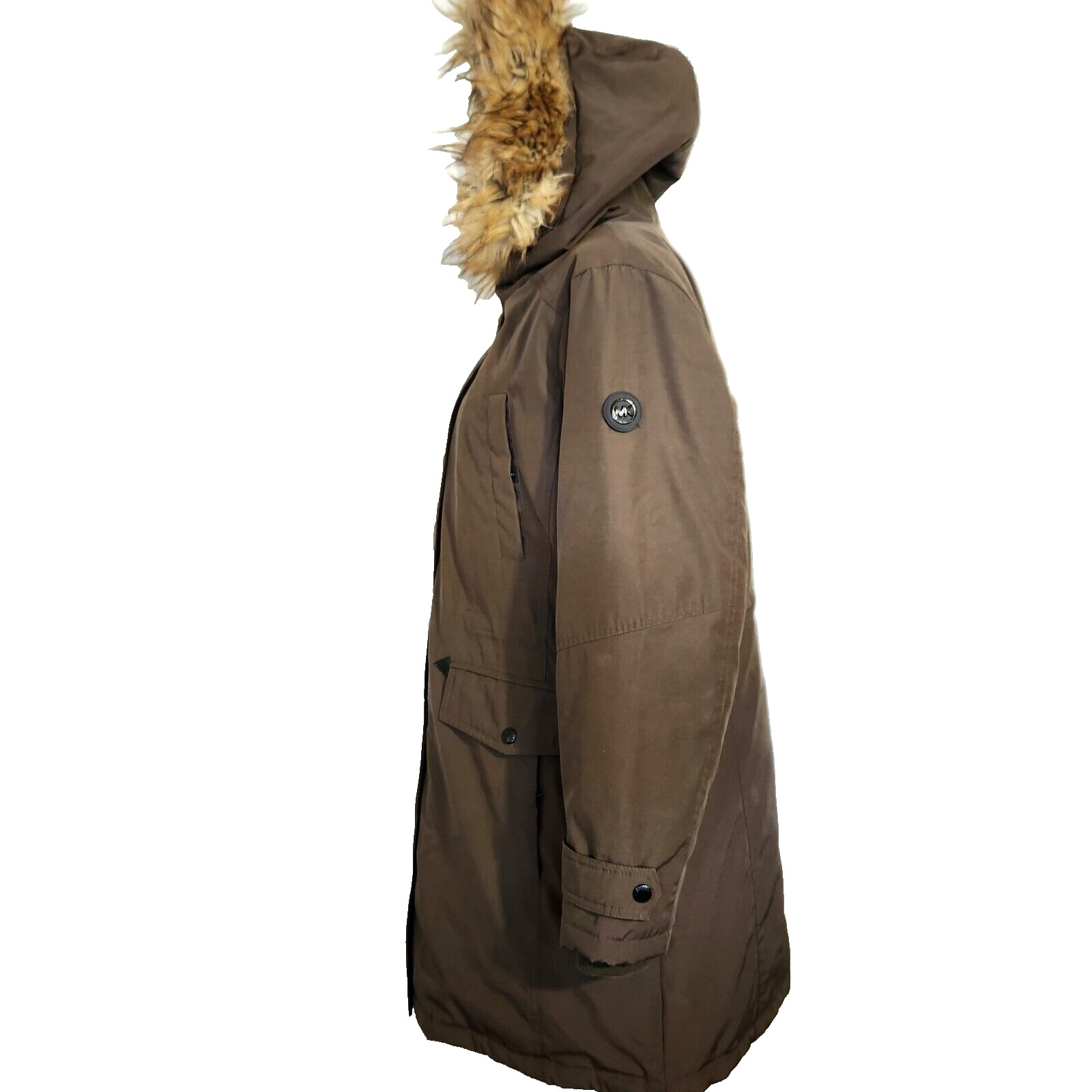 MICHAEL Michael KORS Long Down Jacket $340 Sz L W… - image 7