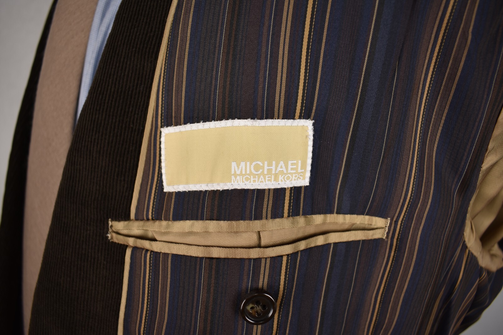 Michael Kors Solid Brown 100% Cotton Corduroy Two… - image 7