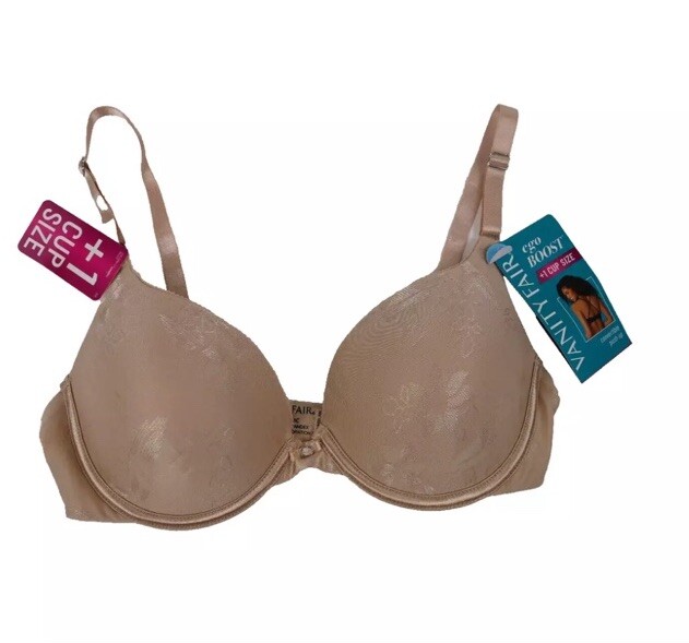 Vanity Fair Women's Ego Boost Push Up Bra 34C NEW Beige Jacquard eBay