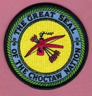 CHOCTAW INDIAN NATION TRIBAL SEAL PATCH
