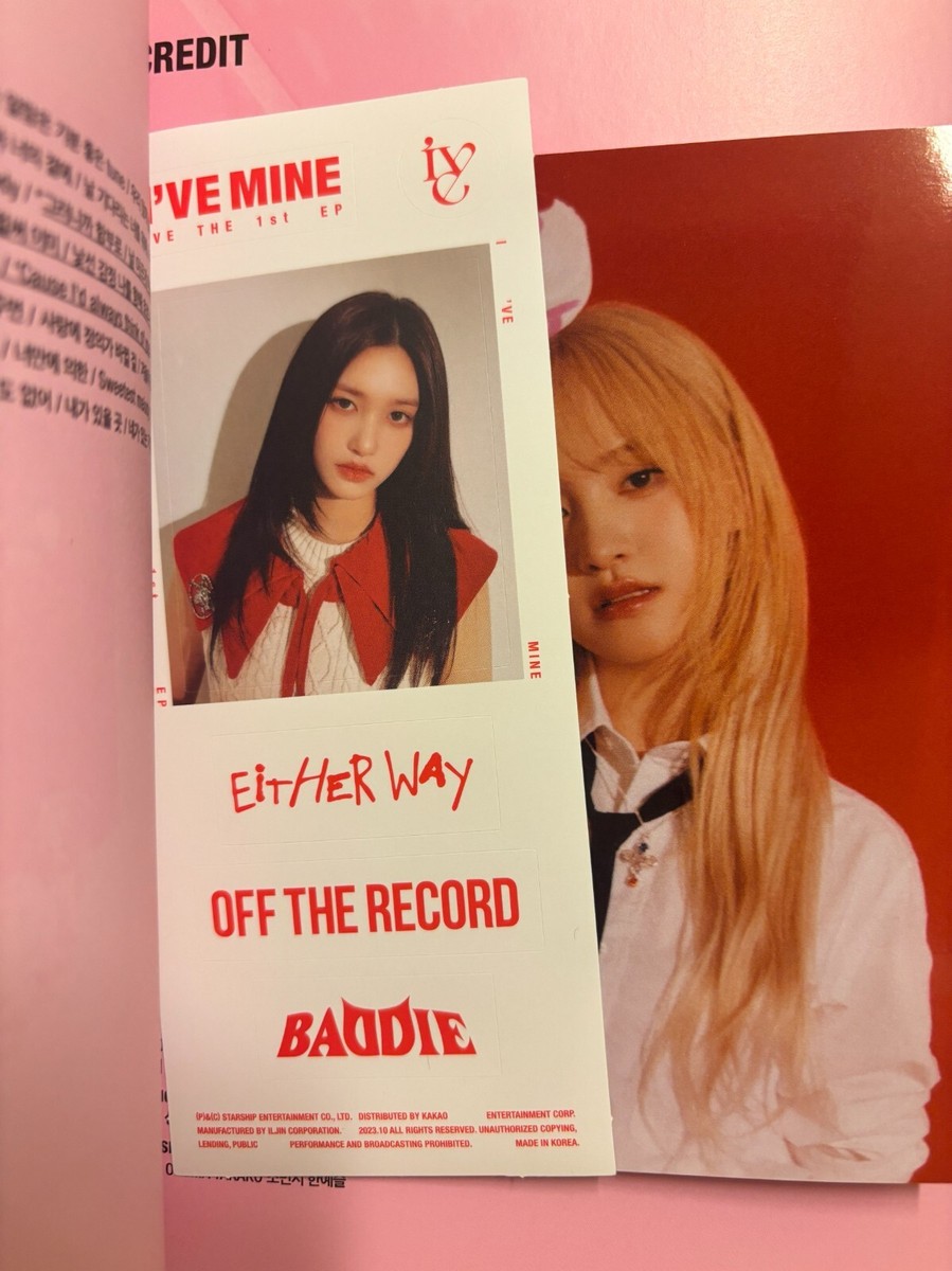 IVE MINE 直筆サインCD IVE/I've Mine: 1st EP (ランダムバージョン)