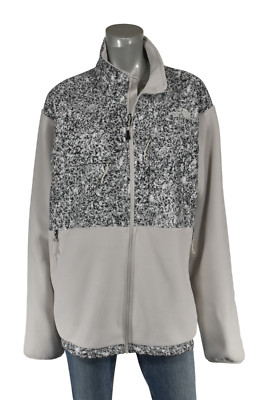 Men's The North Face Light Grey Denali Polartec Fleece Jacket XL New $179
