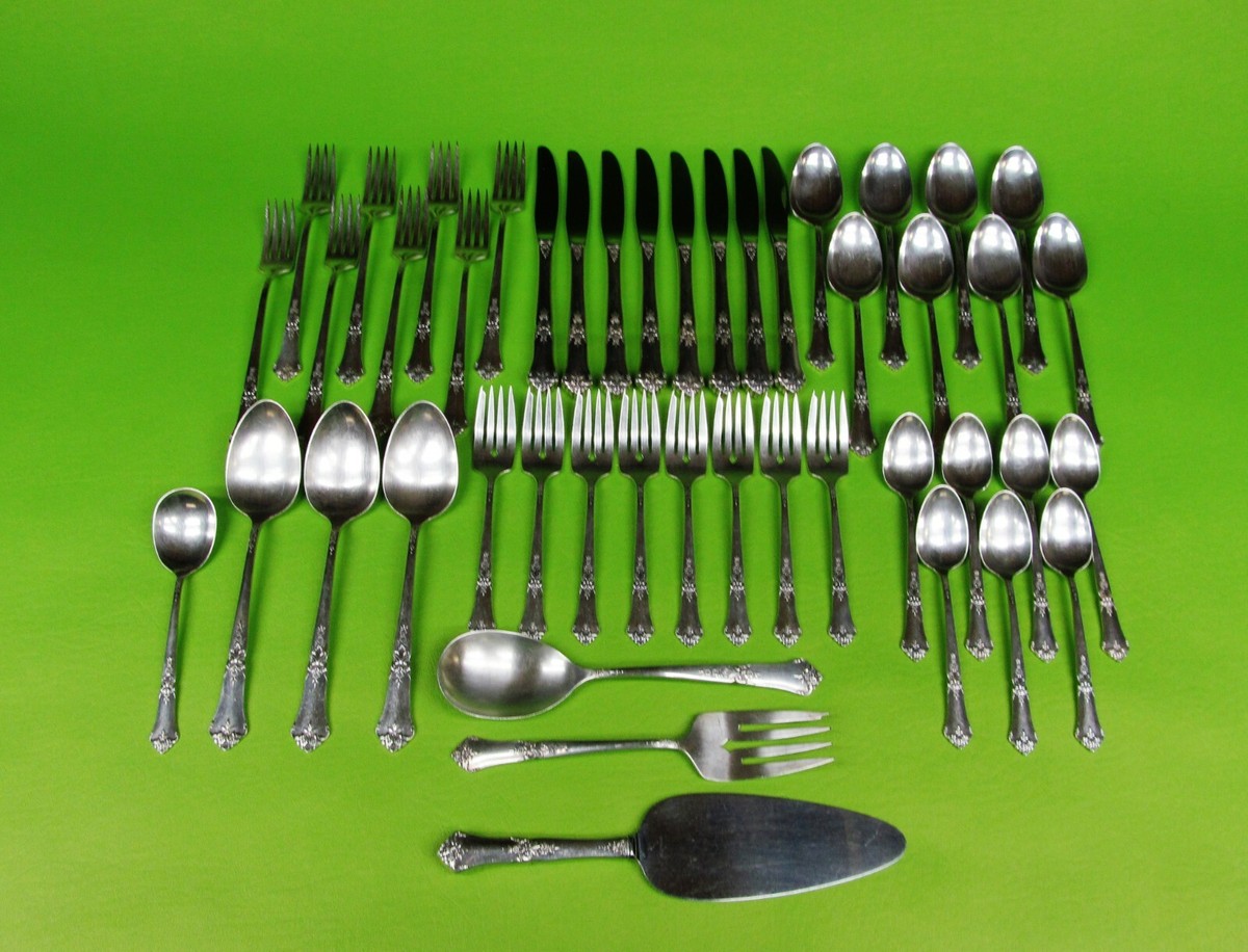 Stately by State House Sterling Silver Flatware Set 46 pieces
