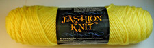 2 skein lot VONNEL YARN FASHION KNIT LEMON 1110 4PLY 3.5 OZ NOS USA MADE Vintage