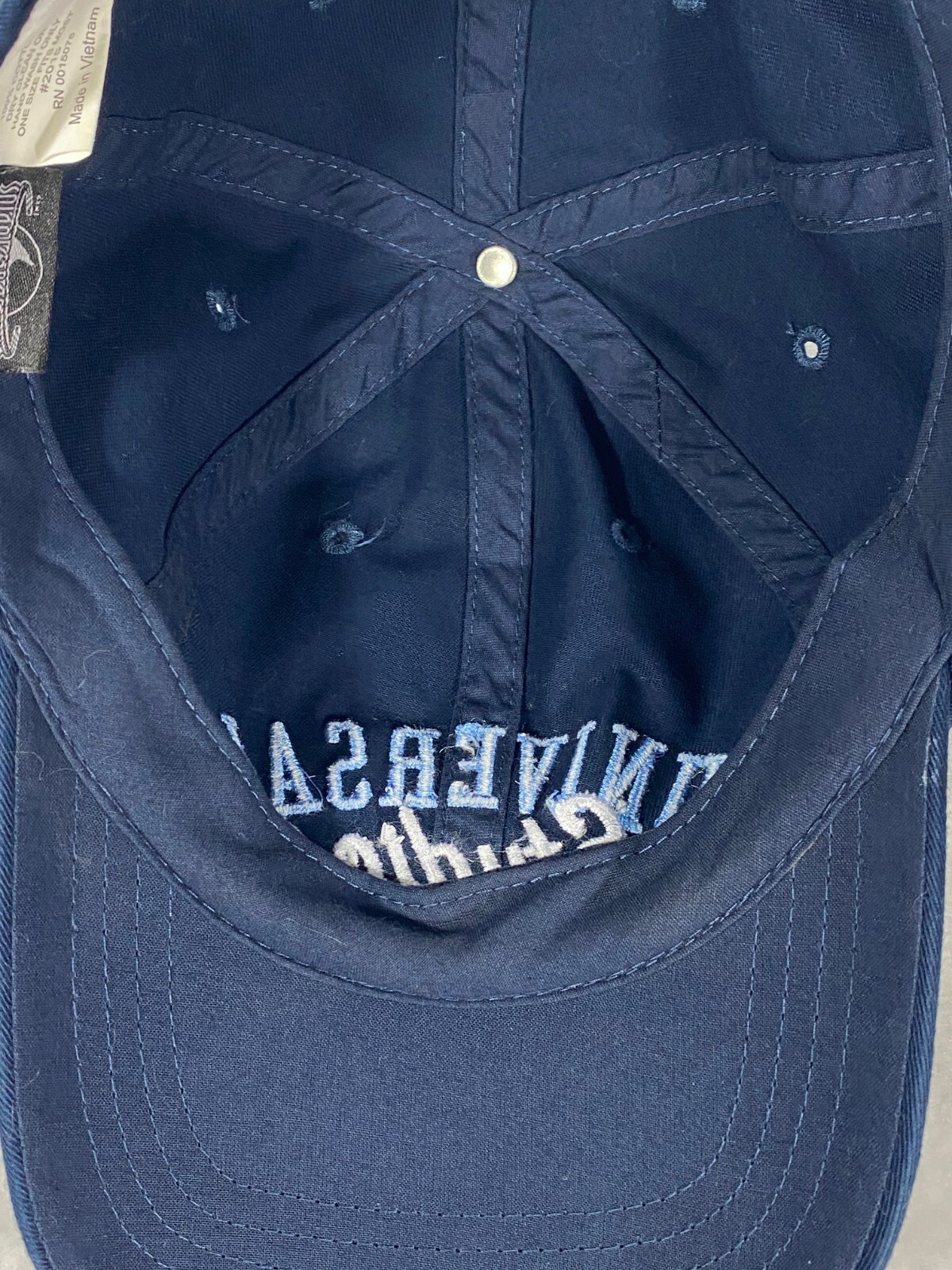 Universal Studios Strapback Baseball Cap Blue Emb… - image 8