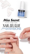 PEGAMENTO GEL UÑAS MIA SECRET para puntas de extensión de uñas remojo UV y LED 0,50 OZ | JBS