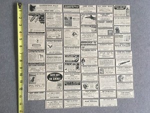 Vintage 1959 Hunting & Fishing Print Ads Lot of 60 Different, Scrapbook, Framing