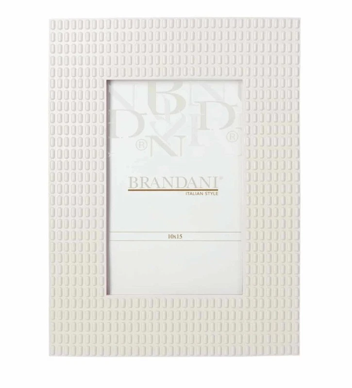 Portafoto Cornice Interno 13x18 cm BRANDANI Lingotto Avorio Porta Ritratto, fotografia 3 di 8