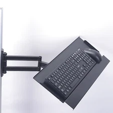 New Racing Game Aluminum Keyboard Mouse Tray Rotary Wall-Mounted Keyboard Holder