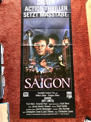 Saigon Videoplakat Poster 60x137cm, Willem Dafoe, Fred Ward