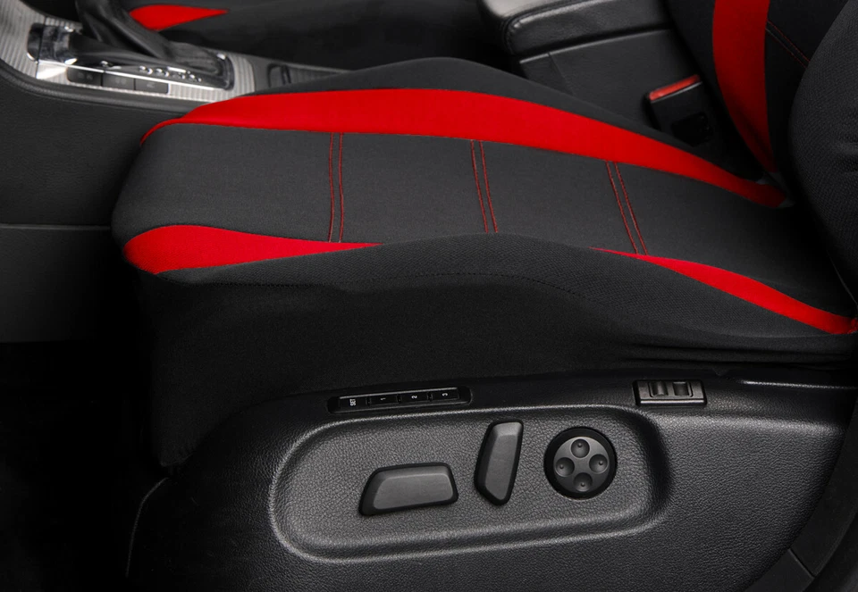 Fundas de asiento con cubo de respaldo alto protección de cojín transpirable moldura interior de coche Foto 4 de 4