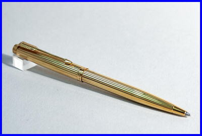 1990s PARKER 75 Kugelschreiber in 20my Gold Pin striped Design | eBay