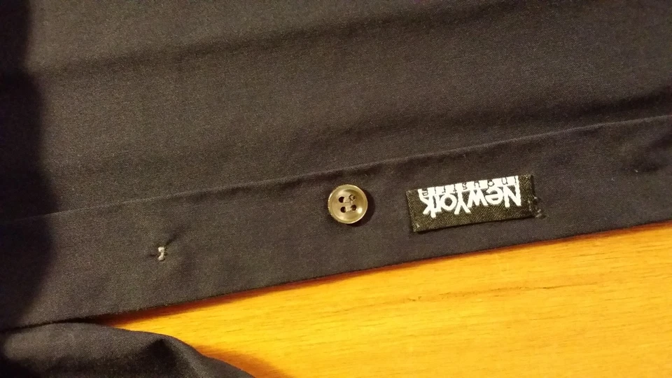 camicia NEW YORK INDUSTRIE uomo, blu, m/c, 50 - Immagine 4 di 4