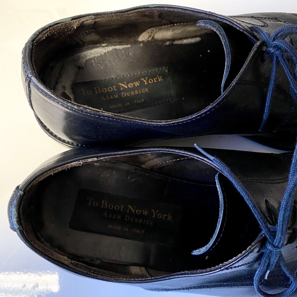 To Boot New York Adam Derrick Black SZ10 To Boot NY Allan Leather Men main image 2
