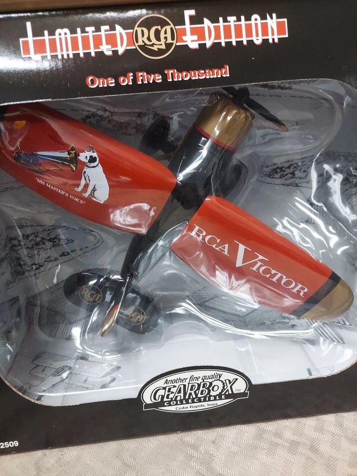 GearBox Stinson Reliant Limited Edition RCA Victor Coin Bank NIB - Image 4 of 4