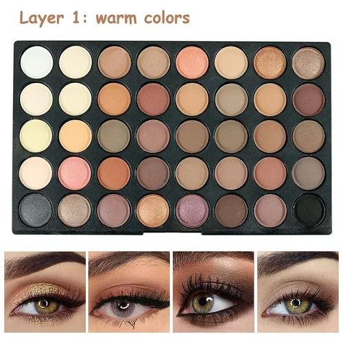 120 Color Eye Makeup Waterproof Eye Shadow Palette - Picture 5 of 7