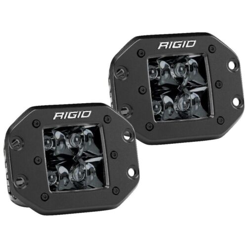 RIGID INDUSTRIES D-SERIES PRO FLUSH MOUNT - SPOT LED - MIDNIGHT EDITION - PAIR - - Picture 10 of 24