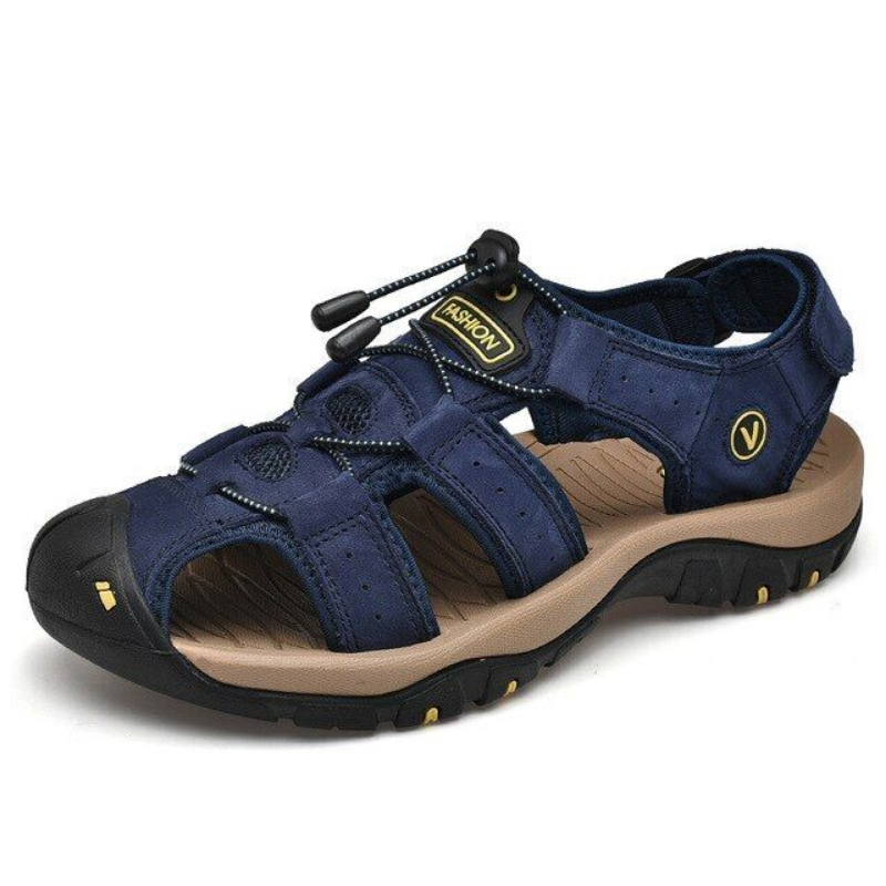 PANTOFOLA D’ORO Scarpe uomo romane vera pelle sandali estivi moda antiscivolo ciabatte spiaggia
