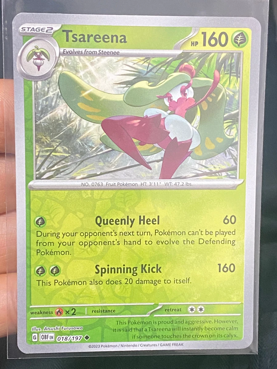 tsareena pokemon card value Radiant - Incandescent Arcana [RADIANT RARE] Stage 2 Tsareena Holographic Pokémon TCG Pocket