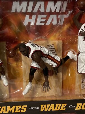 NBA 2010 MIAMI HEAT 3PK LeBron JAMES Dwyane WADE Chris BOSH