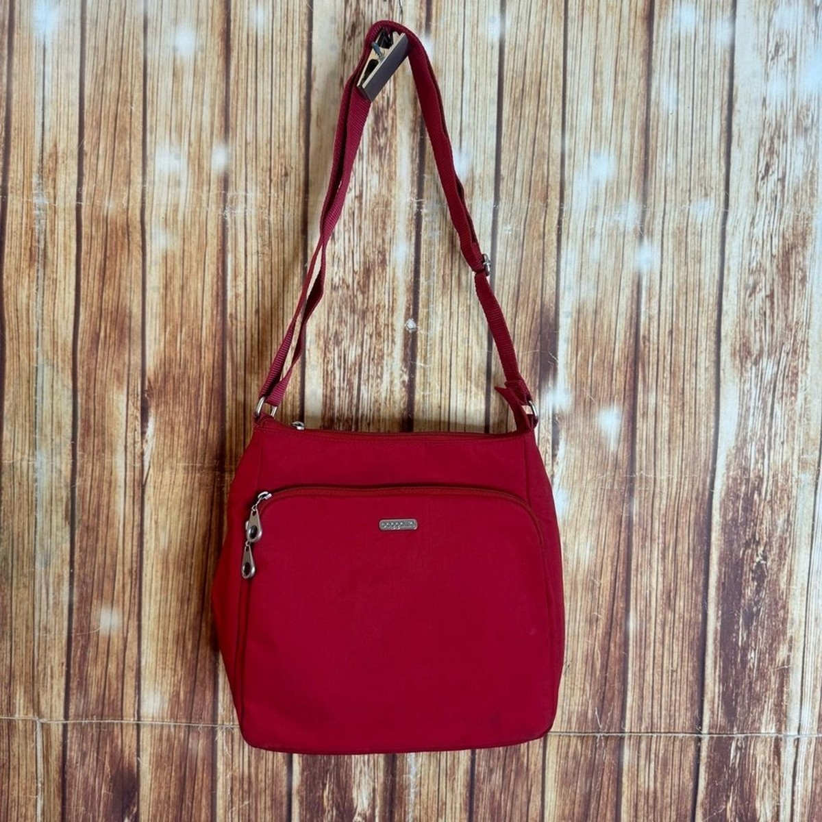 Baggallini Apple Red Crossbody Bag Purse