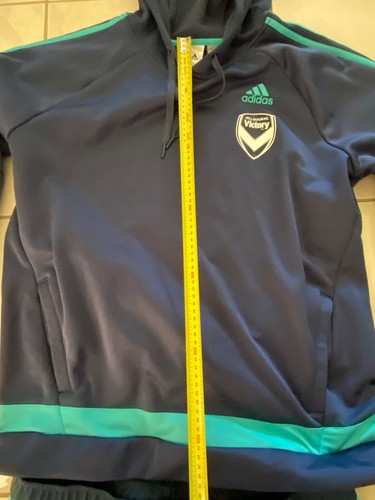 ADIDAS Player Issue Melbourne Victory XL A League tracksuit Hoodie Pants - Picture 7 of 12