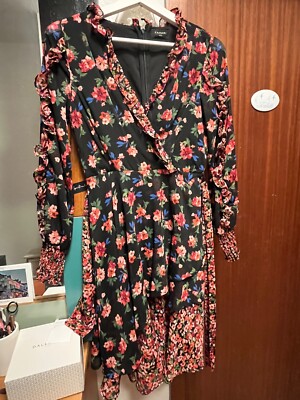 Elegantes Tahari ASL Kleid mit Wickeloptik aus Macy's New York