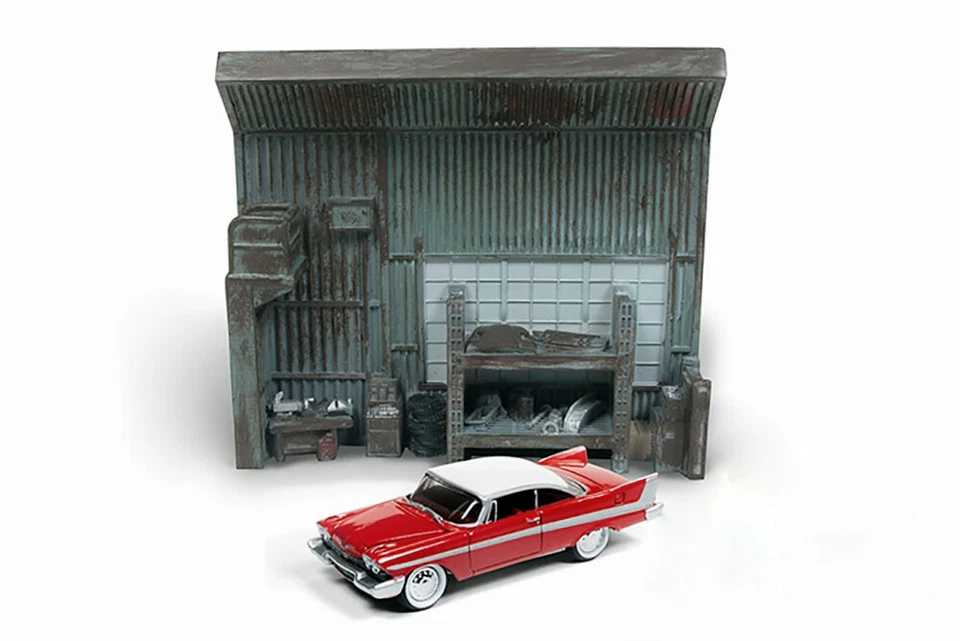 Johnny Lightning 1/64 Scale JLDR002 - Christine 1958 Plymouth Darnell's Diorama - Imagen 2 de 2