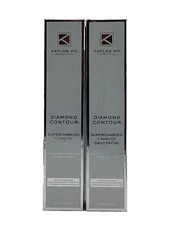 (2)KAPLAN MD Diamond Contour Supercharged 1 Minute Daily Facial Treatment 3oz
