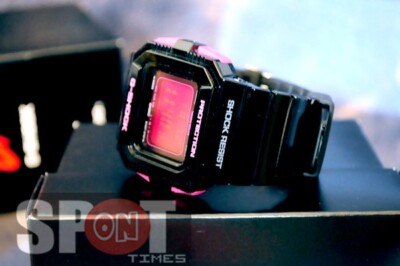Casio G-Shock Pink Dial Unisex Watch G-5500B-1 Black Resin Casio G-Shock Pink Dial Unisex Watch G-5500B-1 Black Resin