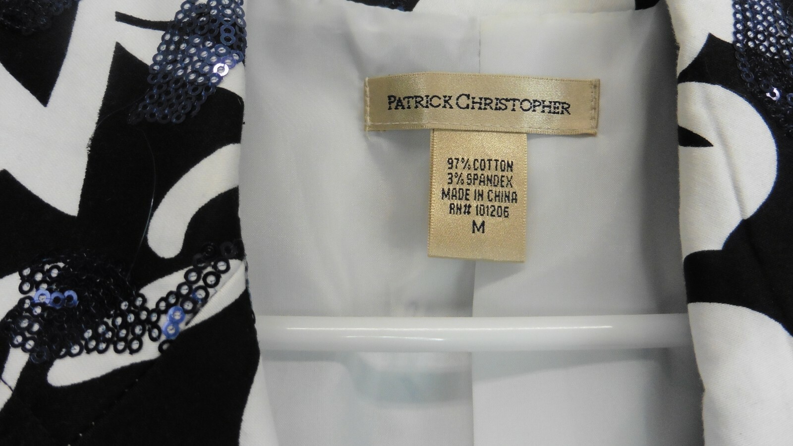 Patrick Christopher Women's Fully Lined Black, Wh… - image 5