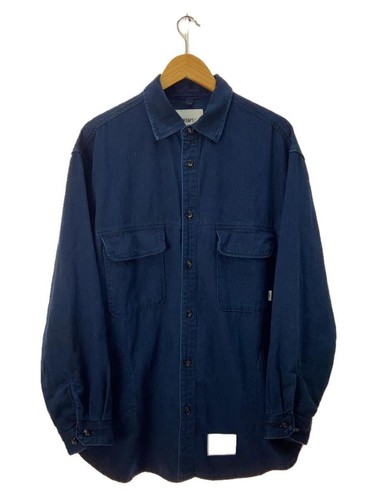 23ss WTAPS WCPO / 荒々し LS / DENIM M BLACK