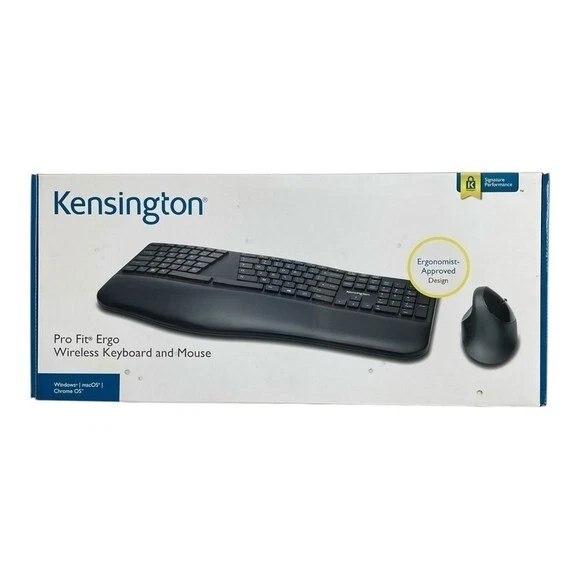 NIB Kensington Pro Fit Ergonomic Keyboard Wireless Keyboard Bluetooth Keyboard - Image 2 of 4